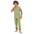 Boys summer pajama set Pistache t-shirt + Pants